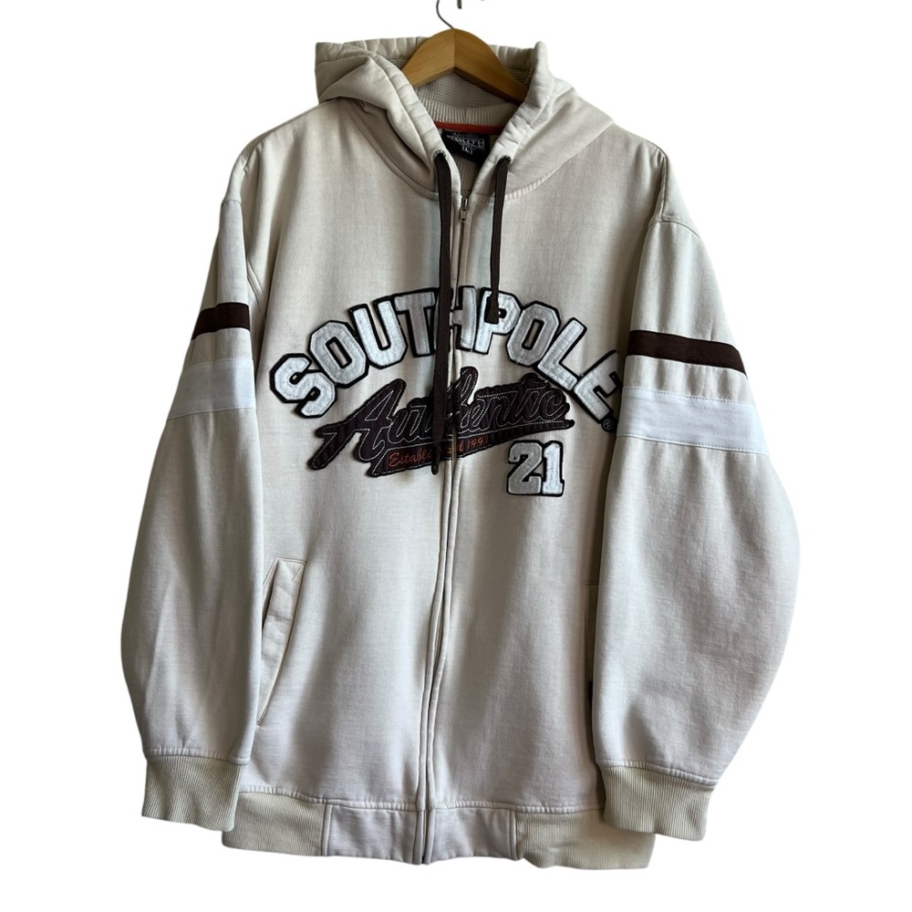 Southpole Vintage Full Zip Hooded Sweatshirt Men’s XL